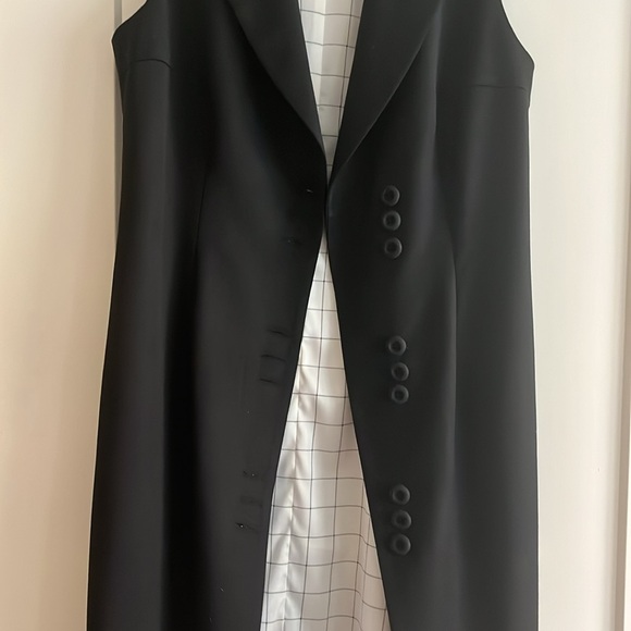 Waistcoat black wool - Picture 5 of 9